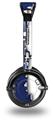 Ripped Colors Blue White Decal Style Skin fits Skullcandy Lowrider Headphones (HEADPHONES  SOLD SEPARATELY)