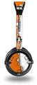 Ripped Colors Orange White Decal Style Skin fits Skullcandy Lowrider Headphones (HEADPHONES  SOLD SEPARATELY)