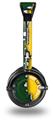 Ripped Colors Green Yellow Decal Style Skin fits Skullcandy Lowrider Headphones (HEADPHONES  SOLD SEPARATELY)