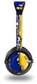 Ripped Colors Blue Yellow Decal Style Skin fits Skullcandy Lowrider Headphones (HEADPHONES  SOLD SEPARATELY)