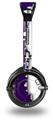 Ripped Colors Purple White Decal Style Skin fits Skullcandy Lowrider Headphones (HEADPHONES  SOLD SEPARATELY)