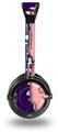 Ripped Colors Purple Pink Decal Style Skin fits Skullcandy Lowrider Headphones (HEADPHONES  SOLD SEPARATELY)
