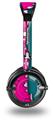 Ripped Colors Hot Pink Seafoam Green Decal Style Skin fits Skullcandy Lowrider Headphones (HEADPHONES  SOLD SEPARATELY)