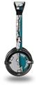 Ripped Colors Gray Seafoam Green Decal Style Skin fits Skullcandy Lowrider Headphones (HEADPHONES  SOLD SEPARATELY)