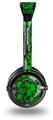 Scattered Skulls Green Decal Style Skin fits Skullcandy Lowrider Headphones (HEADPHONES  SOLD SEPARATELY)