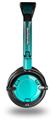 Smooth Fades Neon Teal Black Decal Style Skin fits Skullcandy Lowrider Headphones (HEADPHONES  SOLD SEPARATELY)