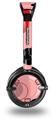 Lots of Dots Red on Pink Decal Style Skin fits Skullcandy Lowrider Headphones (HEADPHONES  SOLD SEPARATELY)