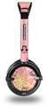 Kearas Flowers on Pink Decal Style Skin fits Skullcandy Lowrider Headphones (HEADPHONES  SOLD SEPARATELY)