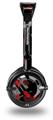 Abstract 02 Red Decal Style Skin fits Skullcandy Lowrider Headphones (HEADPHONES  SOLD SEPARATELY)