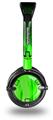 Fire Green Decal Style Skin fits Skullcandy Lowrider Headphones (HEADPHONES  SOLD SEPARATELY)