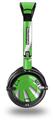 Rising Sun Japanese Flag Green Decal Style Skin fits Skullcandy Lowrider Headphones (HEADPHONES  SOLD SEPARATELY)