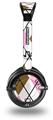 Argyle Pink and Brown Decal Style Skin fits Skullcandy Lowrider Headphones (HEADPHONES  SOLD SEPARATELY)