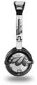 Petals Gray Decal Style Skin fits Skullcandy Lowrider Headphones (HEADPHONES  SOLD SEPARATELY)