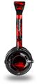 Skulls Confetti Red Decal Style Skin fits Skullcandy Lowrider Headphones (HEADPHONES  SOLD SEPARATELY)