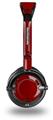 Solids Collection Red Dark Decal Style Skin fits Skullcandy Lowrider Headphones (HEADPHONES  SOLD SEPARATELY)