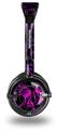 Twisted Garden Purple and Hot Pink Decal Style Skin fits Skullcandy Lowrider Headphones (HEADPHONES  SOLD SEPARATELY)