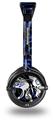 Twisted Garden Blue and White Decal Style Skin fits Skullcandy Lowrider Headphones (HEADPHONES  SOLD SEPARATELY)