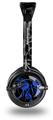 Twisted Garden Gray and Blue Decal Style Skin fits Skullcandy Lowrider Headphones (HEADPHONES  SOLD SEPARATELY)