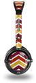 Zig Zag Yellow Burgundy Orange Decal Style Skin fits Skullcandy Lowrider Headphones (HEADPHONES  SOLD SEPARATELY)