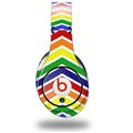 WraptorSkinz Skin Decal Wrap compatible with Original Beats Studio Headphones Zig Zag Rainbow Skin Only (HEADPHONES NOT INCLUDED)