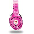 WraptorSkinz Skin Decal Wrap compatible with Original Beats Studio Headphones Triangle Mosaic Fuchsia Skin Only (HEADPHONES NOT INCLUDED)