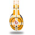 WraptorSkinz Skin Decal Wrap compatible with Original Beats Studio Headphones Squared Orange Skin Only (HEADPHONES NOT INCLUDED)