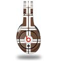 WraptorSkinz Skin Decal Wrap compatible with Original Beats Studio Headphones Squared Chocolate Brown Skin Only (HEADPHONES NOT INCLUDED)