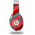 WraptorSkinz Skin Decal Wrap compatible with Original Beats Studio Headphones Camouflage Red Skin Only (HEADPHONES NOT INCLUDED)