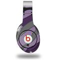 WraptorSkinz Skin Decal Wrap compatible with Original Beats Studio Headphones Camouflage Purple Skin Only (HEADPHONES NOT INCLUDED)