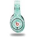 WraptorSkinz Skin Decal Wrap compatible with Original Beats Studio Headphones Wavey Seafoam Green Skin Only (HEADPHONES NOT INCLUDED)