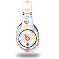 WraptorSkinz Skin Decal Wrap compatible with Original Beats Studio Headphones Kearas Hearts White Skin Only (HEADPHONES NOT INCLUDED)