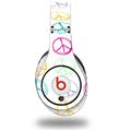 WraptorSkinz Skin Decal Wrap compatible with Original Beats Studio Headphones Kearas Peace Signs on White Skin Only (HEADPHONES NOT INCLUDED)