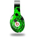 WraptorSkinz Skin Decal Wrap compatible with Original Beats Studio Headphones HEX Green Skin Only (HEADPHONES NOT INCLUDED)