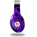 WraptorSkinz Skin Decal Wrap compatible with Original Beats Studio Headphones HEX Purple Skin Only (HEADPHONES NOT INCLUDED)