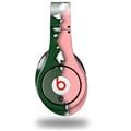 WraptorSkinz Skin Decal Wrap compatible with Original Beats Studio Headphones Ripped Colors Green Pink Skin Only (HEADPHONES NOT INCLUDED)