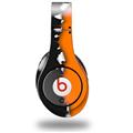 WraptorSkinz Skin Decal Wrap compatible with Original Beats Studio Headphones Ripped Colors Black Orange Skin Only (HEADPHONES NOT INCLUDED)