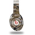 WraptorSkinz Skin Decal Wrap compatible with Original Beats Studio Headphones HEX Mesh Camo 01 Tan Skin Only (HEADPHONES NOT INCLUDED)