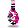 WraptorSkinz Skin Decal Wrap compatible with Original Beats Studio Headphones WraptorCamo Digital Camo Hot Pink Skin Only (HEADPHONES NOT INCLUDED)