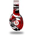 WraptorSkinz Skin Decal Wrap compatible with Original Beats Studio Headphones WraptorCamo Digital Camo Red Skin Only (HEADPHONES NOT INCLUDED)