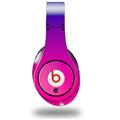 WraptorSkinz Skin Decal Wrap compatible with Original Beats Studio Headphones Smooth Fades Hot Pink Blue Skin Only (HEADPHONES NOT INCLUDED)