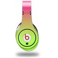 WraptorSkinz Skin Decal Wrap compatible with Original Beats Studio Headphones Smooth Fades Neon Green Hot Pink Skin Only (HEADPHONES NOT INCLUDED)