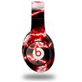 WraptorSkinz Skin Decal Wrap compatible with Original Beats Studio Headphones Electrify Red Skin Only (HEADPHONES NOT INCLUDED)