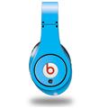 WraptorSkinz Skin Decal Wrap compatible with Original Beats Studio Headphones Solids Collection Blue Neon Skin Only (HEADPHONES NOT INCLUDED)