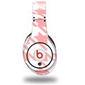 WraptorSkinz Skin Decal Wrap compatible with Original Beats Studio Headphones Houndstooth Pink Skin Only (HEADPHONES NOT INCLUDED)