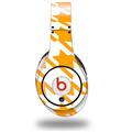 WraptorSkinz Skin Decal Wrap compatible with Original Beats Studio Headphones Houndstooth Orange Skin Only (HEADPHONES NOT INCLUDED)