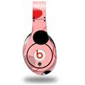 WraptorSkinz Skin Decal Wrap compatible with Original Beats Studio Headphones Lots of Dots Red on Pink Skin Only (HEADPHONES NOT INCLUDED)
