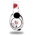 WraptorSkinz Skin Decal Wrap compatible with Original Beats Studio Headphones Lots of Dots Red on White Skin Only (HEADPHONES NOT INCLUDED)