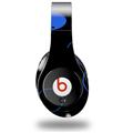 WraptorSkinz Skin Decal Wrap compatible with Original Beats Studio Headphones Lots of Dots Blue on Black Skin Only (HEADPHONES NOT INCLUDED)