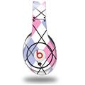 WraptorSkinz Skin Decal Wrap compatible with Original Beats Studio Headphones Argyle Pink and Blue Skin Only (HEADPHONES NOT INCLUDED)