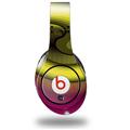 WraptorSkinz Skin Decal Wrap compatible with Original Beats Studio Headphones Alecias Swirl 01 Yellow Skin Only (HEADPHONES NOT INCLUDED)